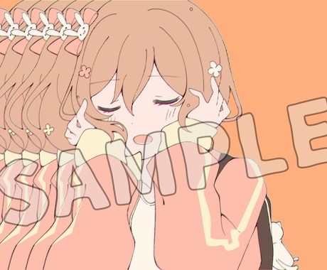歌ってみたイラスト描きます 本家様に寄せオリジナリティある歌ってみたイラスト制作します！ イメージ2