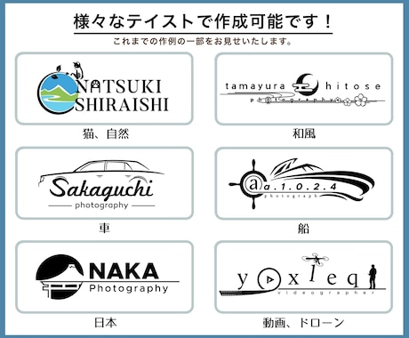 写真につけるオリジナルのウォーターマーク作成します ウォーターマークで写真ライフをより豊かに。 イメージ2