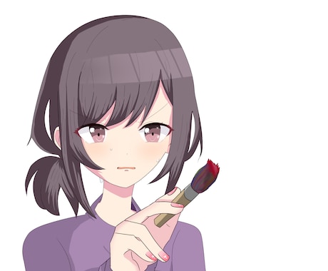 プロセカの絵柄で絵を描きます オリキャラでも既在キャラでもOKです。 イメージ1
