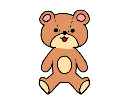 シンプルで可愛いイラストを描きます 小学生が描く可愛いイラスト！！ イメージ1