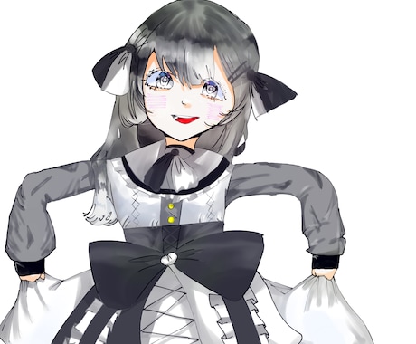 中学生がイラスト描きます 可愛いイラスト目指して頑張ります！ イメージ1