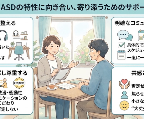 ADHD・ASDの悩み、同じ特性を持つ私が聞きます ​脳の特性を知る者同士、無理せず本音を話してみませんか？ イメージ1