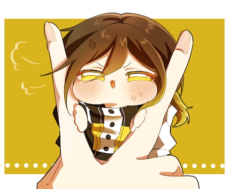 デフォルメイラスト描きます ミニキャラのイラストを描きます！SNS等使用可能です。 イメージ1