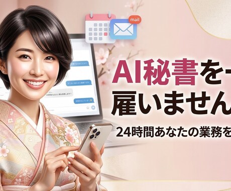 AI秘書が御社の事務を毎月サポートします AI秘書を雇いませんか？月額制で丸ごとお任せ イメージ1