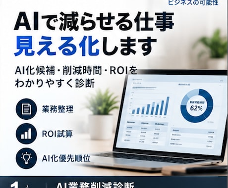 90分で「AIで減らせる仕事」を特定します イメージ1