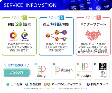 ブランドの魅力を紡ぎ出すロゴをデザインします 選べる初回2案提案！Aiデータ付きで商用も安心、修正無制限！ イメージ2
