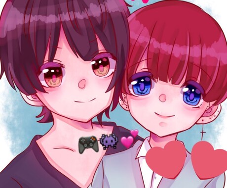 最短1～2日 各種SNSで使えるアイコン描きます ネット配信、歌い手活動してる方その他SNSアイコン欲しい方へ イメージ1