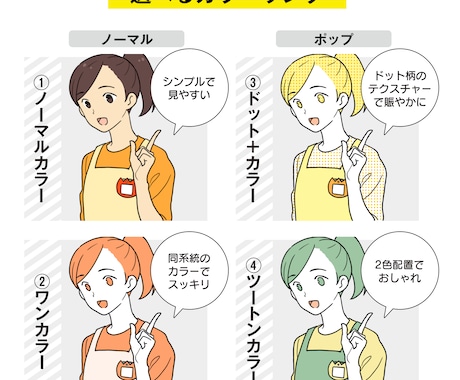 教科書ライクなシンプルイラスト描きます 4色・2色・1色カラーが選べる！ イメージ2