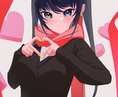 可愛い女の子のイラスト製作いたします 一枚絵からアイコンまで、動画用にも！ イメージ1