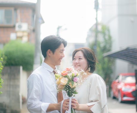 結婚式前撮り｜自然な雰囲気で撮影します イメージ1