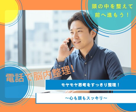 脳内整理、お手伝いします モヤモヤ思考をすっきり整理しましょう！ イメージ1