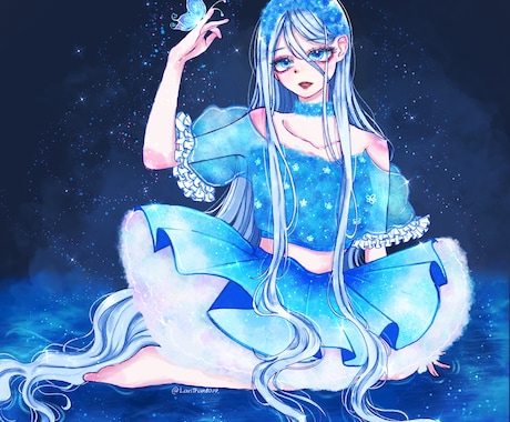 かわいい女の子描かせて頂きます 主に女の子のイラスト、SNSなどアイコンや、1枚絵描きます！ イメージ1