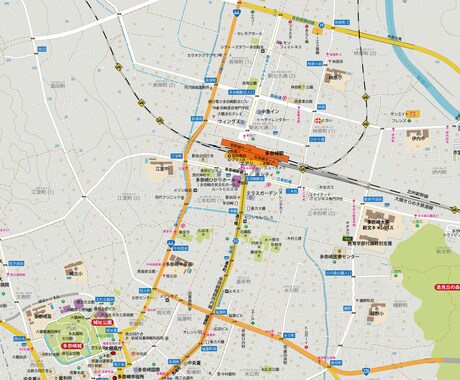 現実的な空想の都市地図・架空地図作ります 小説・漫画・ゲームなど、創作世界の解像度を高めましょう！ イメージ1