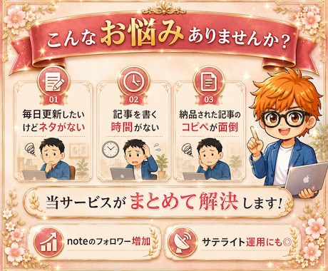 note用SEO記事｜50記事一括作成します インポート機能で爆速アップロード！コピペ不要で下書き一括作成 イメージ2