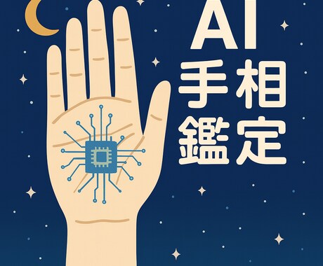 手相鑑定!!AI手相鑑定で決断を後押しします 人の共感＋AI分析で迷いを前進へ！ イメージ1