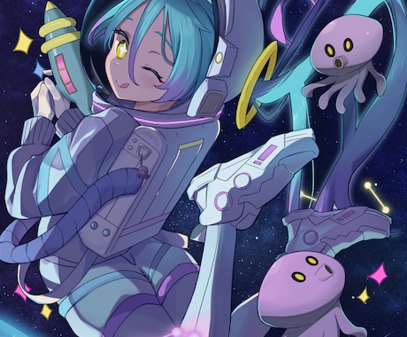 ご要望に合わせた様々なイラストを描きます 構図や絵柄の指定にも対応します イメージ1
