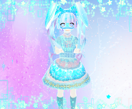 VTuberのキャラのモデリングします VTuberデビューのおてつだいします! イメージ2