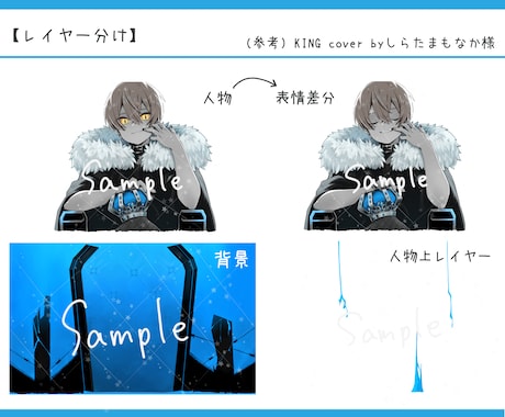 歌ってみたやMVのイラストを制作いたします 本家寄せ◎動画のサムネイルやオリジナルMV等に！ イメージ2