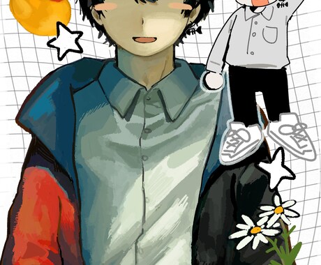 キャラクターイラスト描きます イメージ1