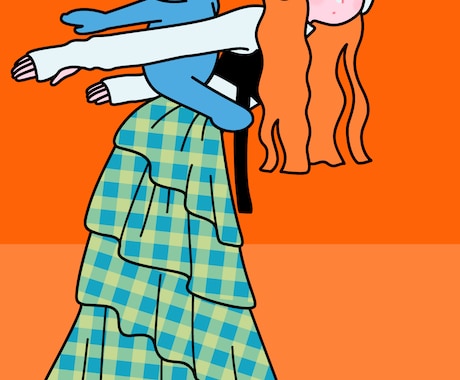 スピード納品！ポップで目を惹く人物×動物描きます 挿絵・動画・グッズなど鮮やかな配色で個性を出したい方へ イメージ2