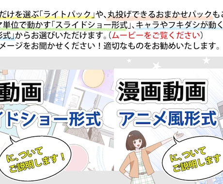 丸投げもOK！漫画動画制作します 漫画動画……LP漫画、YouTube漫画、WEB漫画 イメージ2