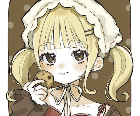 かわいい女の子のイラストを描きます イメージ1