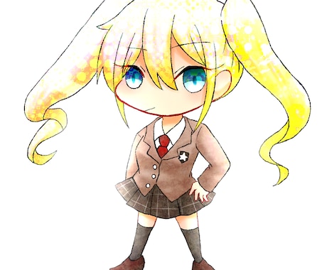 SNSなどのアイコンイラストを描きます 創作っ子や推しをデフォルメに！ イメージ2