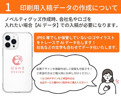 印刷入稿できるようにAiデータ化いたします イラスト・ロゴ・画像などをAiデータ化します！ イメージ2
