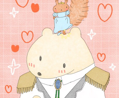 ほんわか➕ポップで可愛い動物のイラスト描きます アイコンやヘッダー、挿絵などに⭐︎ イメージ2