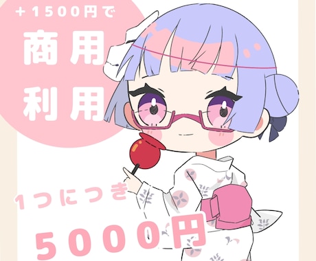 SDキャラ・デフォルトイラスト描きます アイコン用・グッズ用・live2d用 イメージ1