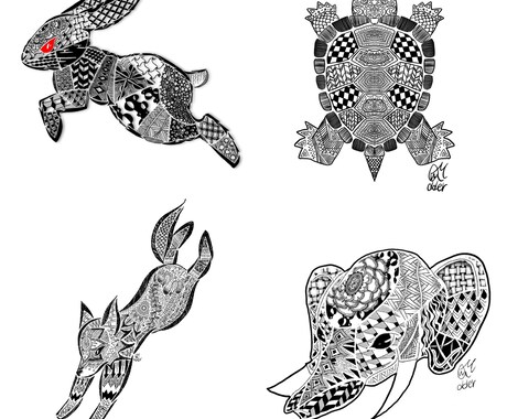 アイコン、チームマーク、イラスト描きます この世に一つだけ超個性的のモチーフイラスト描きます！ イメージ1