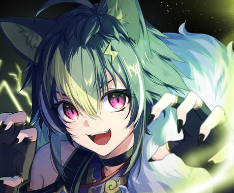サムネやヘッダー等お好きなイラストお描きします ご希望に沿ったイラストになるよう頑張ります～！ イメージ2