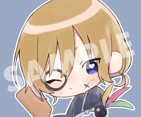可愛いアイコンイラスト描きます ふわっとした雰囲気のイラストをアイコンにどうですかっ イメージ1