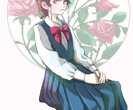 キャラクターイラストの作成をいたします かわいい女の子キャラを中心にさまざまなイラストを作成します イメージ2