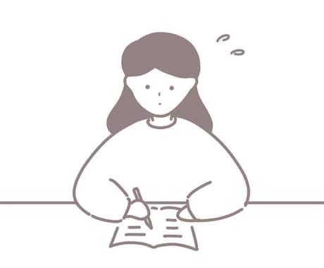 商用OK！シンプルでゆるい線画イラストを作成します イメージ1