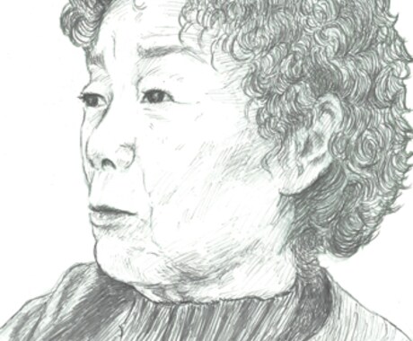 真摯な肖像画（鉛筆画）を提供します あなたの肖像画で現代アートを制作しよう！　。 イメージ2