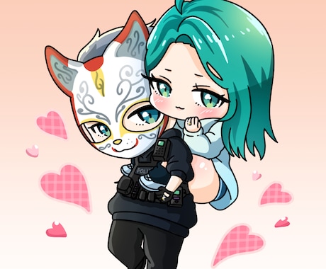 かわいいオリジナルミニキャラお描きします 用途に合わせた安く早く可愛いミニキャラを！ イメージ2