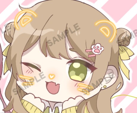 かわいい3等身のデフォルメキャラ描きます SNSアイコン、挿絵、動画内イラストにおすすめ！！！ イメージ1