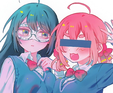 商用利用可！立ち絵を制作いたします 色の塗り方をお選びいただけます。可愛い絵柄でお描きします イメージ1