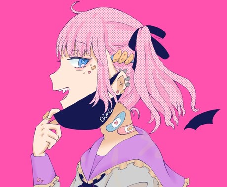 歌ってみた用の絵描ます 歌ってみた以外の動画やアイコン、商用目的の使用もオッケーです イメージ1