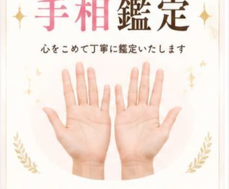 仕事で悩む方にご好評∣最適な行動指針を提案します 手相でキャリア運を読み解き手相鑑定で運気とチャンスの波を見る イメージ1