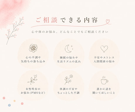 相談内容なんでもOK！女性医師がお話を聞きます 医師に聞いてみたいこと、まずは気軽に相談してください！ イメージ2