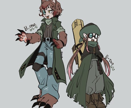 キャラクターのデザインをします あなたの理想のキャラクターをご一緒に作りませんか イメージ2