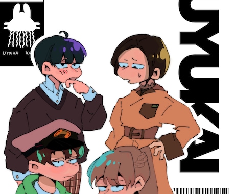 アイコンイラスト描きます！ます グループ、ソロ、動物も心を込めてお描きします！ イメージ1
