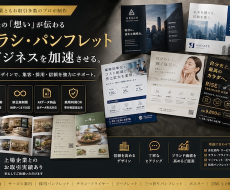 魅力が伝わるチラシ制作します 法人案件経験を活かした販促デザイン (英語対応可) イメージ1