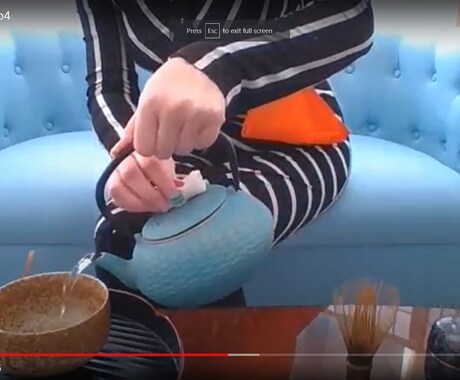 初めての略点前4回コースのお稽古をします カジュアルに抹茶でもてなしてみませんか？ イメージ1