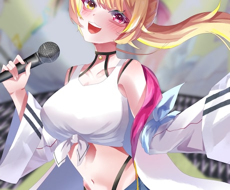 一枚絵描きます サムネや小説の表紙、グッズなどに使えるキラキラなイラスト！ イメージ2