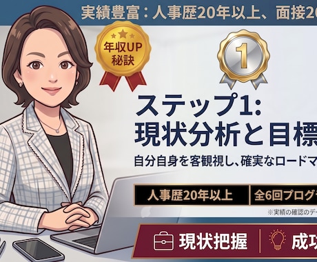 人事部長直伝！転職ありきではない人生プラン作ります イメージ1
