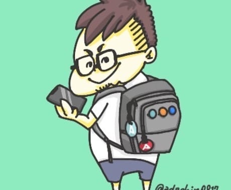 あなたの特徴を端的に伝えるアイコンを作製します あなたの髪型・服装・持ち物まで、二頭身のキャラとして描きます イメージ1