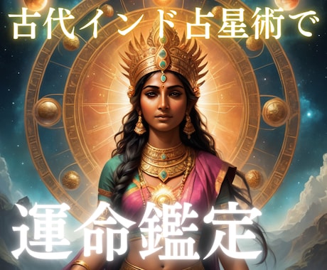 あなたの【運命】を古代インド占星術で鑑定します 古代インド占星術で丁寧に運命鑑定～星々が語る、あなたの運命～ イメージ1